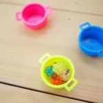 Colorful Plastic Bento Toy, Set Of 4
