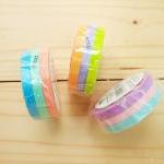 Japanese Masking Tape, 3 Slim Set, Bright Color