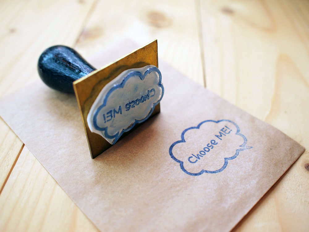 Custom-made-order Bubble Stamp