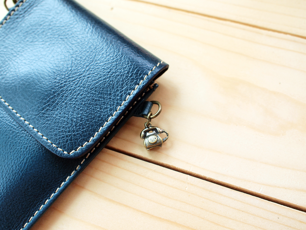 Iphone Case, Leather Bag With Hand Strap, Blue on Luulla